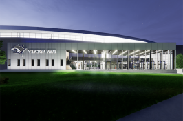 A rendering of proposed renovations to the Whittemore Center